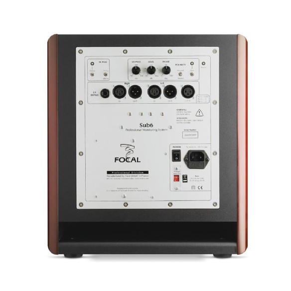 Subgrave Estudio Activo Focal Sub 6 rear