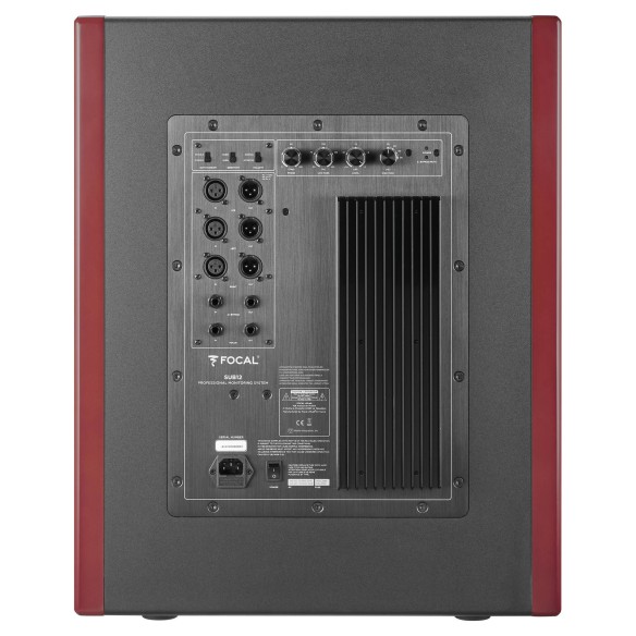 Subgrave Estudio Activo Focal Sub 12 rear