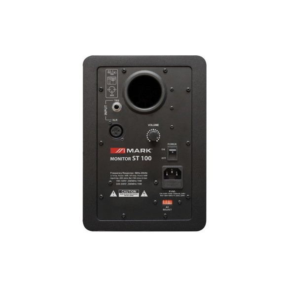 Monitores de Estudio Activos Mark MONITOR ST 100 unit-rear