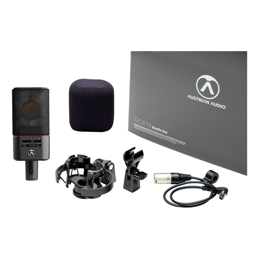 Austrian Audio OC818 Black Studio Set