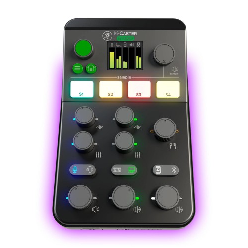 Interfaz de Audio Mackie M-Caster Studio top
