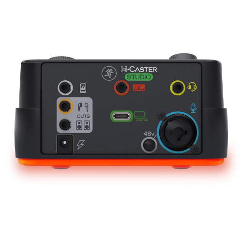 Interfaz de Audio Mackie M-Caster Studio rear