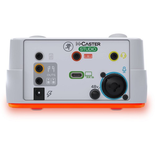 Interfaz de Audio Mackie M-Caster Studio White rear