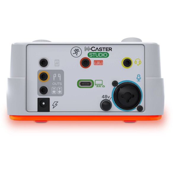 Interfaz de Audio Mackie M-Caster Studio White rear