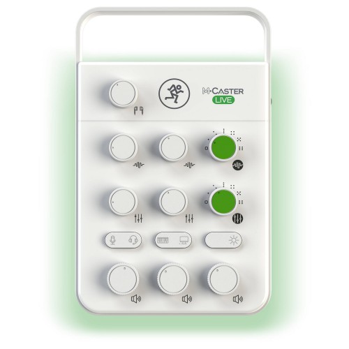 Interfaz de Audio Mackie M-Caster Live White top