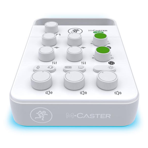 Interfaz de Audio Mackie M-Caster Live White front