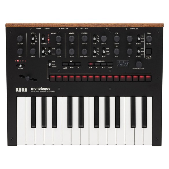 Sintetizador Korg Monologue Black top