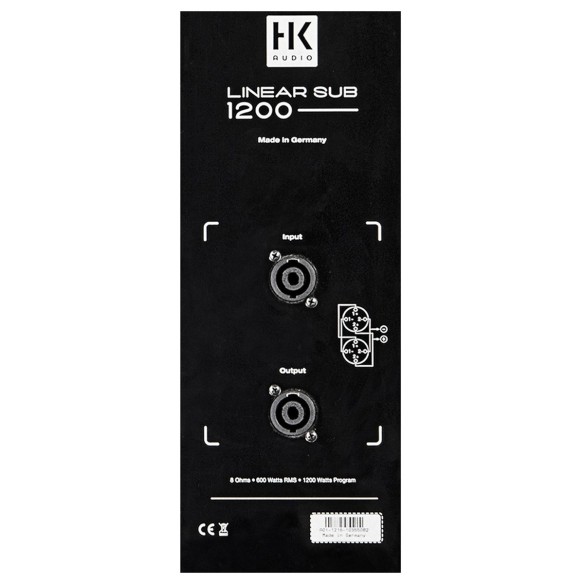 Subgrave Activo HK Audio L Sub 1200 A connections