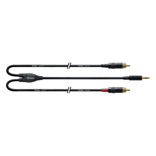 Cables de Audio Cordial CFY 3 WCC-LONG (Minijack/M Stereo-2 RCA/M)