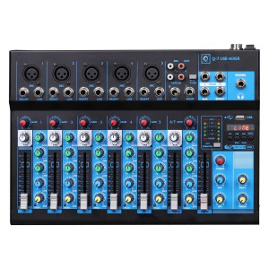 Mesa de Mezcla Directo 7 Canales OQAN Q7 MK2 USB top