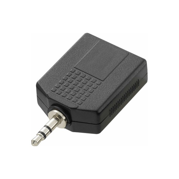 Adaptador unión/división Proel AT148 (2 Jack/H Stereo-Minijack/M Stereo) angle2