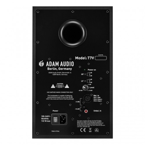  Monitor de Estudio Activo ADAM T7V rear