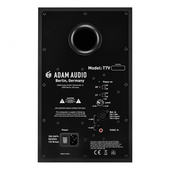  Monitor de Estudio Activo ADAM T7V rear