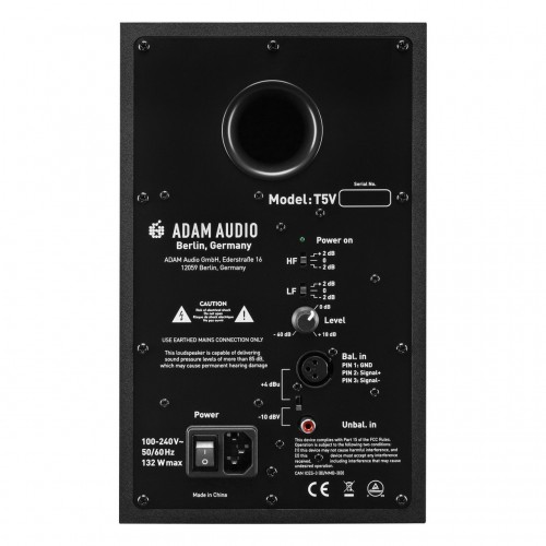  Monitor de Estudio Activo ADAM T5V rear