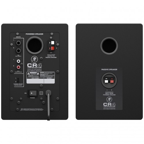 Monitores de Estudio Activos Mackie CR4 LTD Silver (Pareja) rear
