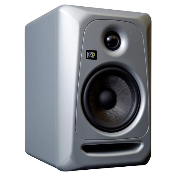 Monitor de Estudio Activo KRK Classic 5 Silver/Black angle