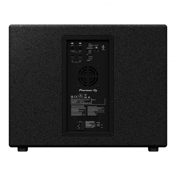 Subwoofer autoamplificado de 15" Pioneer DJ XPRS1152ST rear
