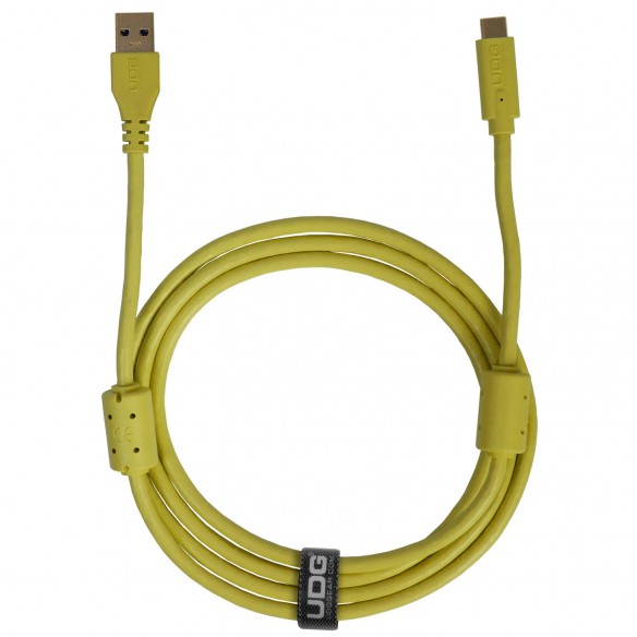 UDG Ultimate Audio Cable USB 3.2 C-A Yellow Straight 1,5m (USB C/M-USB A/M)