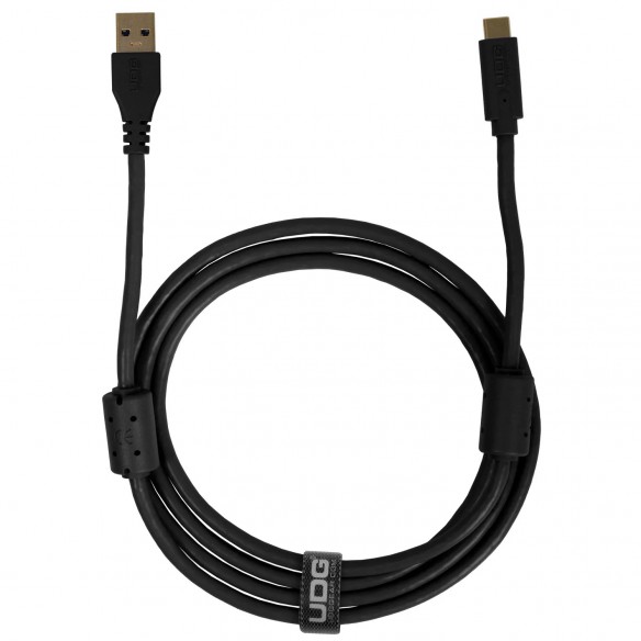 UDG Ultimate Audio Cable USB 3.2 C-A Black Straight 1,5m (USB C/M-USB A/M)