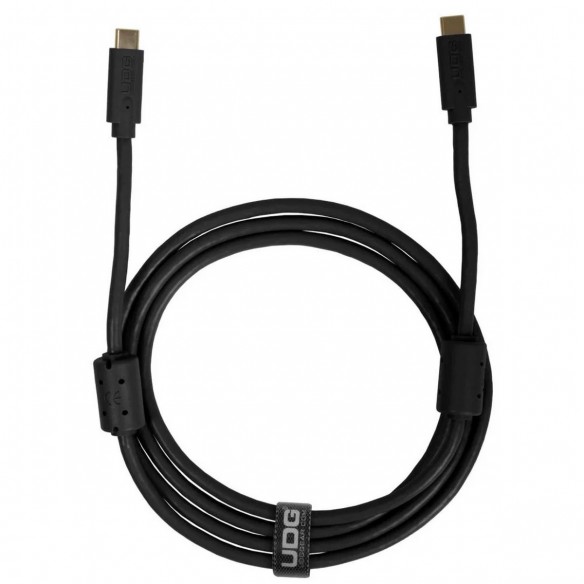 UDG Ultimate Audio Cable USB 3.2 C-C Black Straight 1,5m (USB C/M-USB C/M)