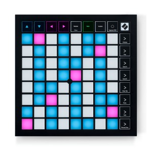 Superfície de Control MIDI USB Novation Launchpad X angle 2