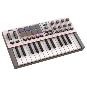 Teclado MIDI 25 Teclas Akai MPK Mini IV Gray angle