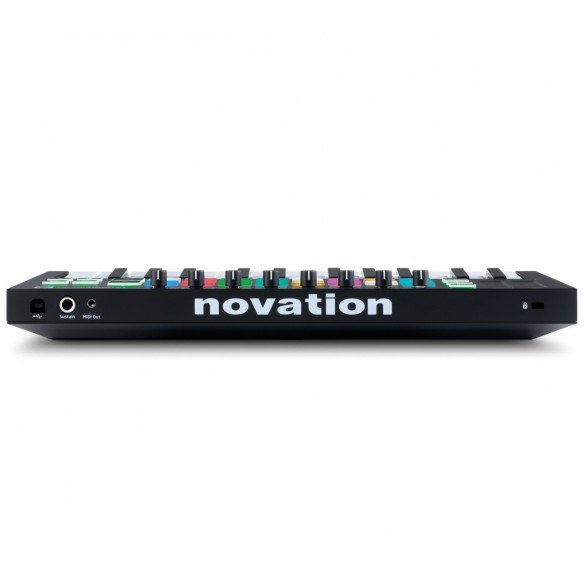  Teclado Controlador MIDI USB 25 Teclas Novation Launchkey Mini MK3 rear
