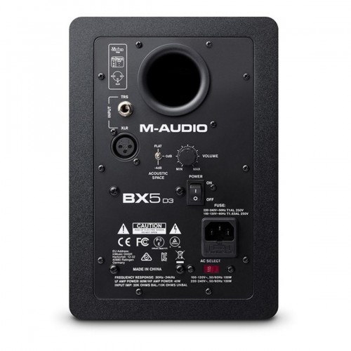 Monitor de Estudio Activo M-Audio BX5 D3 rear