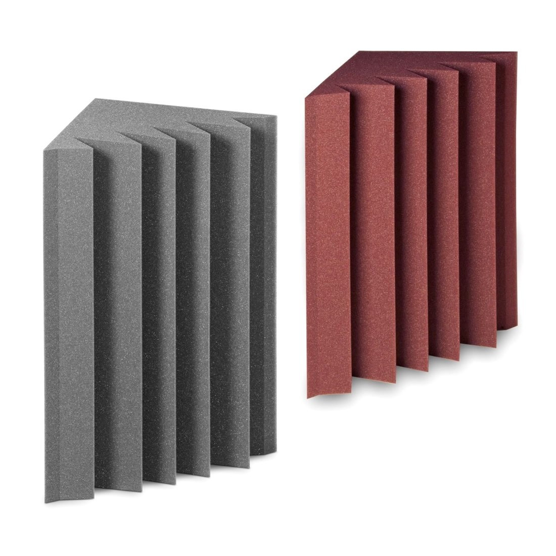 EZ Acoustics EZ Foam Bass Trap Gray/Garnet Combi