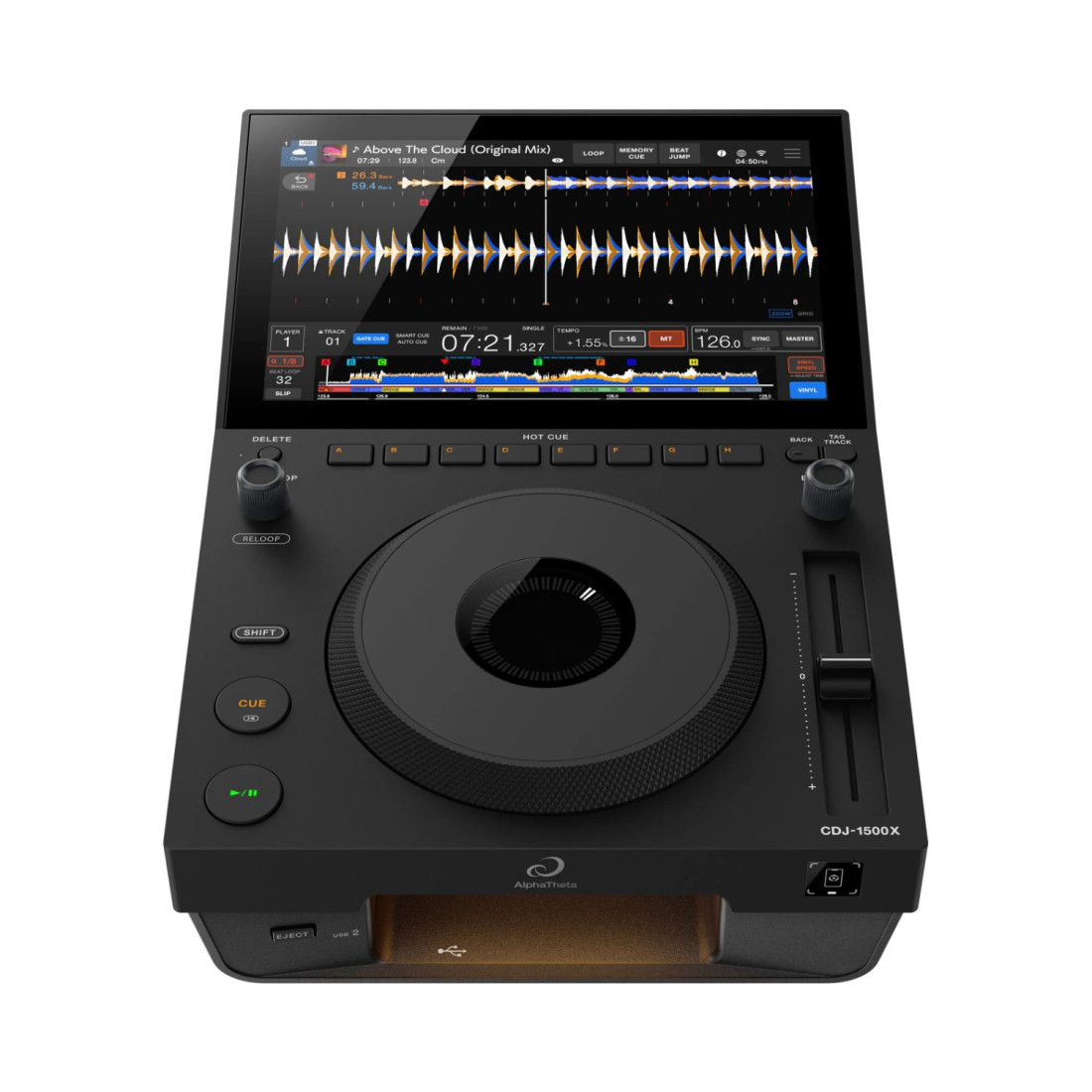 Reproductor CD/USB Sobremesa AlphaTheta CDJ-1500X top