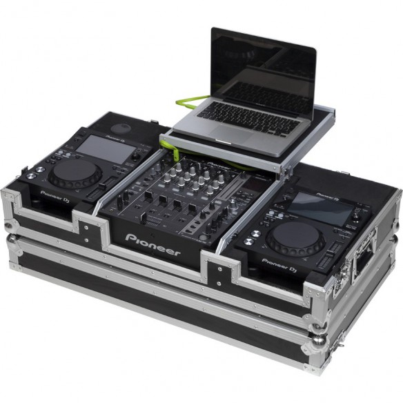  Flightcase-Trolley Walkasse WMCD-1012LTSGLII open-angle2