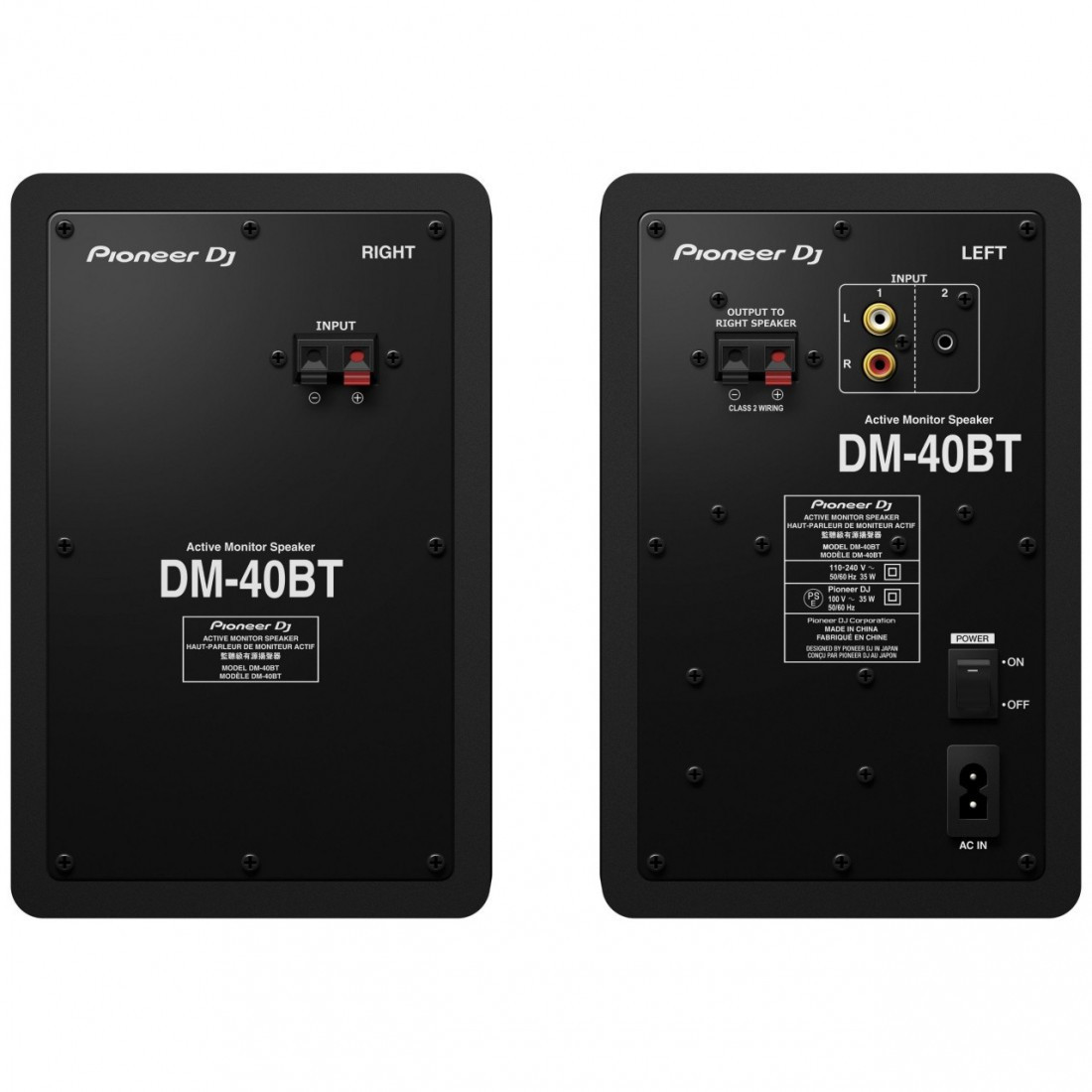 Pioneer DJ DM-40BT Bluetooth (Pareja)