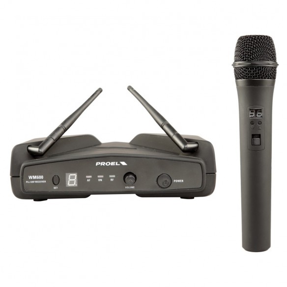 Sistema Micrófono Inalámbrico Proel WM600M top