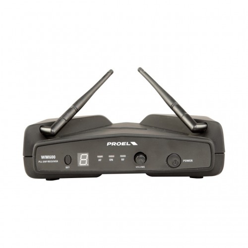  Sistema Micrófono Inalámbrico Proel WM600M receiver