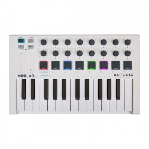 Teclado Controlador MIDI USB 25 Teclas Arturia MiniLab MkII top