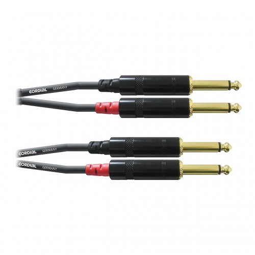 Cordial CFU 3 PP (2 Jack/M Mono-2 Jack/M Mono) - Cables para Altavoces