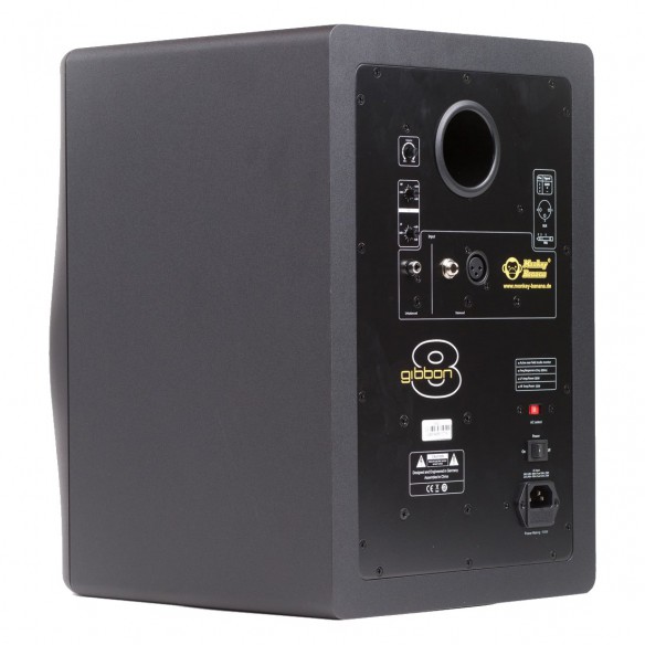  Monitor de Estudio Activo Monkey Banana Gibbon 8 Black rear-angle