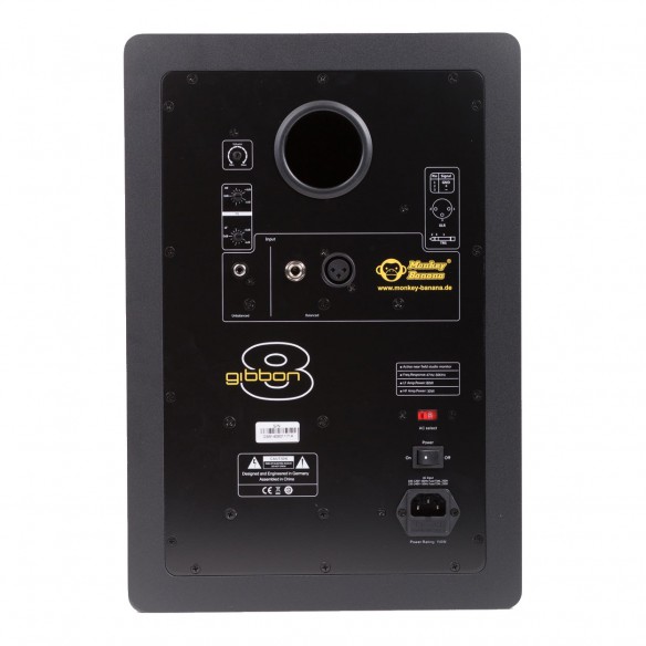  Monitor de Estudio Activo Monkey Banana Gibbon 8 Black rear