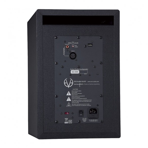  Monitor de Estudio Activo EVE Audio SC208 rear