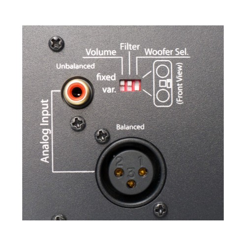  Monitor de Estudio Activo EVE Audio SC204 rear-panel