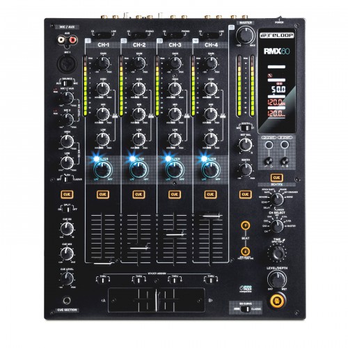 Mezclador DJ 4+1 Canales Reloop RMX-60 Digital top