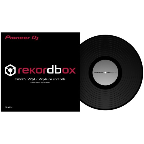 Vinilo de Control Pioneer DJ Rekordbox Control Vinyl RB-VS1-K detail