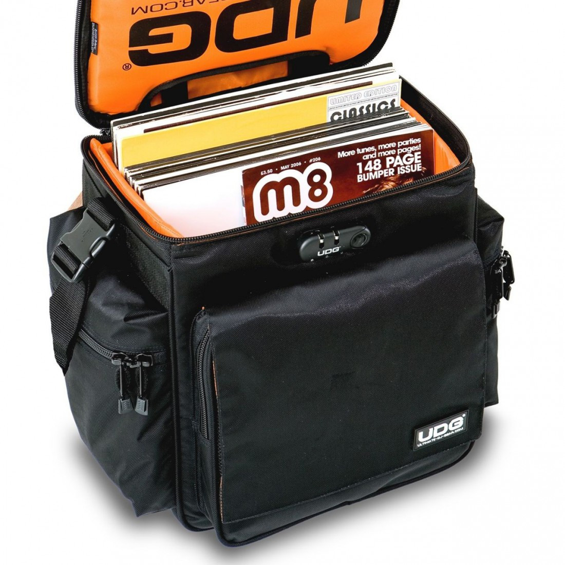 UDG Ultimate SlingBag Trolley Deluxe MK2 (Black / Orange Inside)