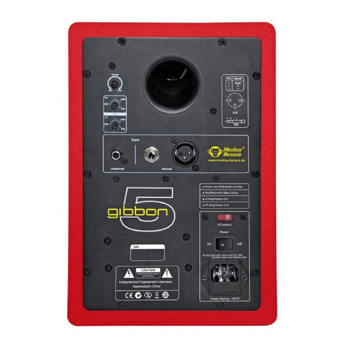 Monkey Banana Gibbon 5 Red