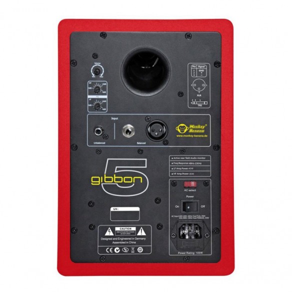  Monitor de Estudio Activo Monkey Banana Gibbon 5 Red rear
