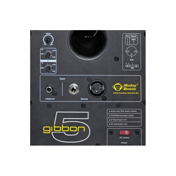  Monitor de Estudio Activo Monkey Banana Gibbon 5 Red rear-panel