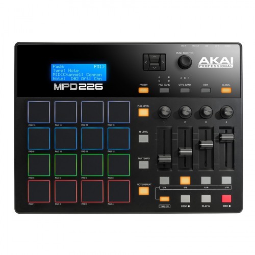  Superfície de Control MIDI USB Akai MPD226 top