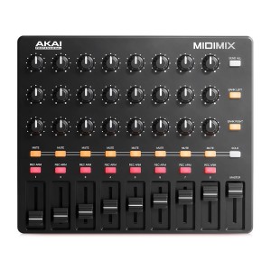 Superfície de Control MIDI USB Akai MIDImix angle 2
