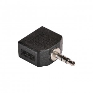 Adaptador/Unión BCT Accesorios AD09 (2 Minijack/H Stereo-Minijack/M Stereo) front-side