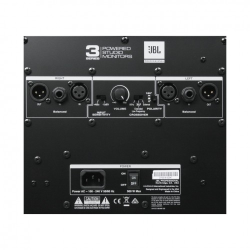  Subgrave Estudio Activo JBL LSR 310S rear-panel